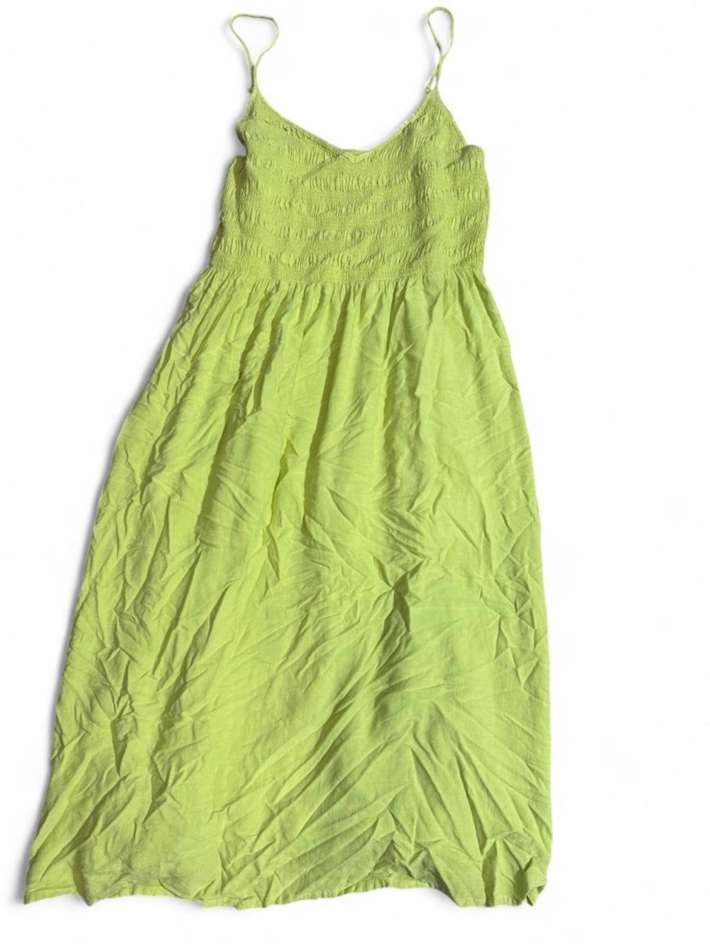 wild fable Lime Green Spaghetti Strap Sundress